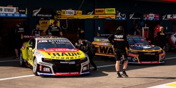 The Team 18 Camaros at Taupo.