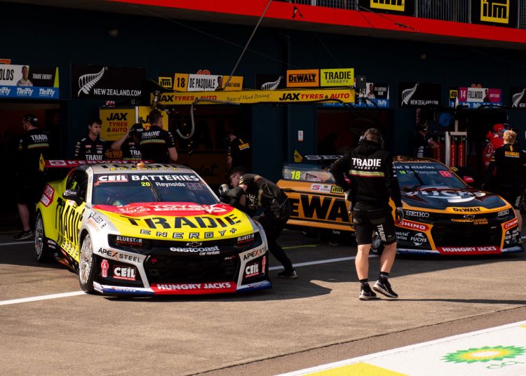 The Team 18 Camaros at Taupo.