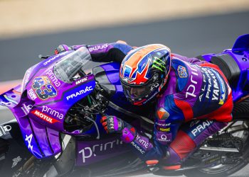 Jack Miller on a Pramac Yamaha bike.