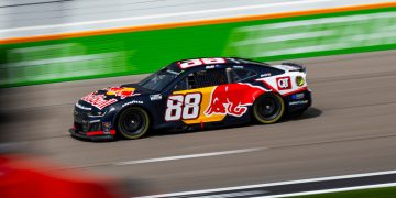 Shane van Gisbergen ran Red Bull colours at Las Vegas Motor Speedway.