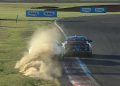 Chaz Mostert and Brodie Kostecki had a fierce battle in Race 9 of the Repco Supercars Championship at the ITM Taupo Super440.