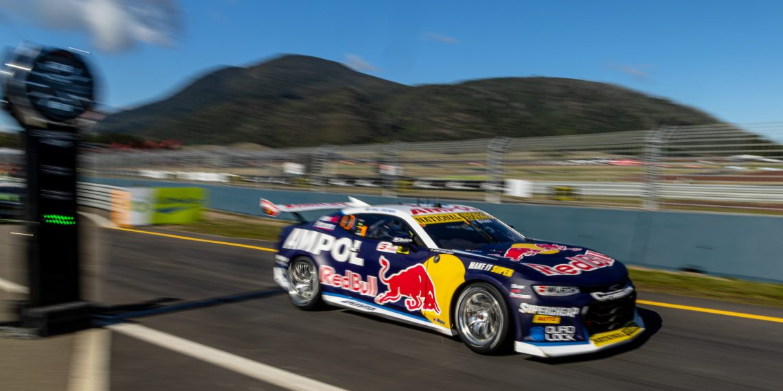 Will Brown's Camaro exits the Taupo pit lane