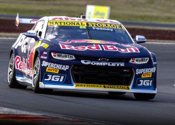 Broc Feeney during Practice 1 at the ITM Taupo Super440.