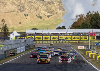 Supercars action at Taupo. Image: InSyde Media