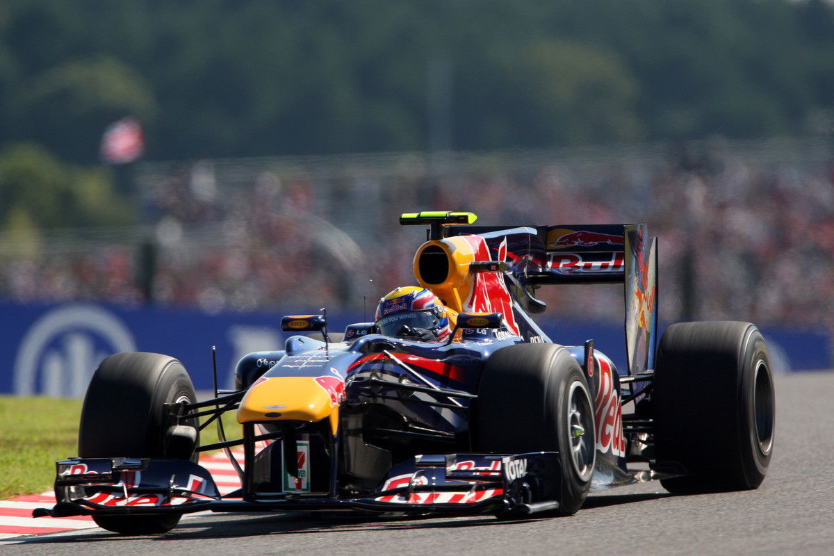 Mark Webber at the 2010 Japanese Grand Prix. Image: XPB Images.