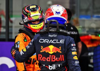 Oscar Piastri insists he has "no regrets" after qualifying second for Sunday's Formula 1 Saudi Arabian Grand Prix. Image: XPB Images.