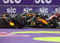 Max Verstappen was left frustrated to lose the Saudi Arabian Grand Prix after copping a penalty at the opening corner. Image: XPB Images.