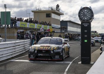 Matt Payne exits pit lane. Image: Supplied