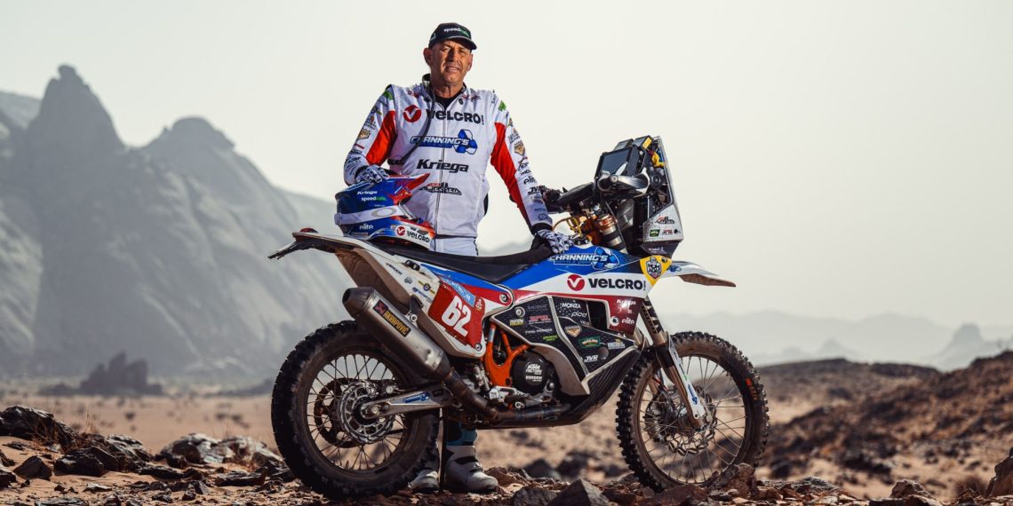 Andrew Houlihan with his KTM bike.