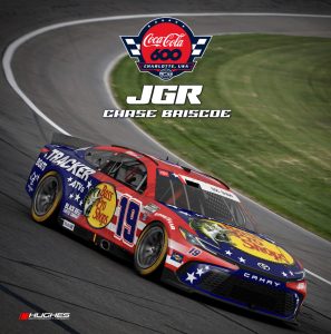 Chase Briscoe's #19 Bass Pro Shops Toyota Camry he'll race in the 2025 Coca-Cola 600.