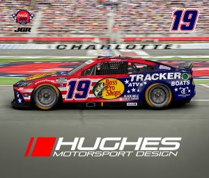 Chase Briscoe's #19 Bass Pro Shops Toyota Camry he'll race in the 2025 Coca-Cola 600.