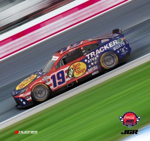 Chase Briscoe's #19 Bass Pro Shops Toyota Camry he'll race in the 2025 Coca-Cola 600.