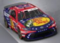 Chase Briscoe's #19 Bass Pro Shops Toyota Camry he'll race in the 2025 Coca-Cola 600.