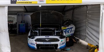 The BRT Super2 Mustang pictured during Round 1 in Sydney.