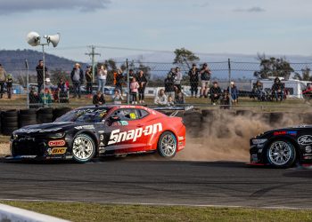 Cooper Murray spins after contact with Anton De Pasquale. Image: InSyde Media