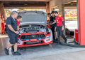 DJR's new Mustang at Queensland Raceway. Image: InSyde Media