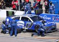 The #17 Chris Buescher Ford Mustang was found to be in breach of the NASCAR rules and regulations.