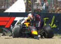 Yuki Tsunoda crashed in Q1 at the Emilia-Romagna Grand Prix.