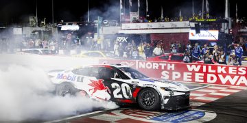 Christopher Bell won the NASCAR All Star Race at North Wilkesboro Speedway.