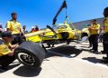 Scott McLaughlin's wrecked #3 Pennzoil Chevy.