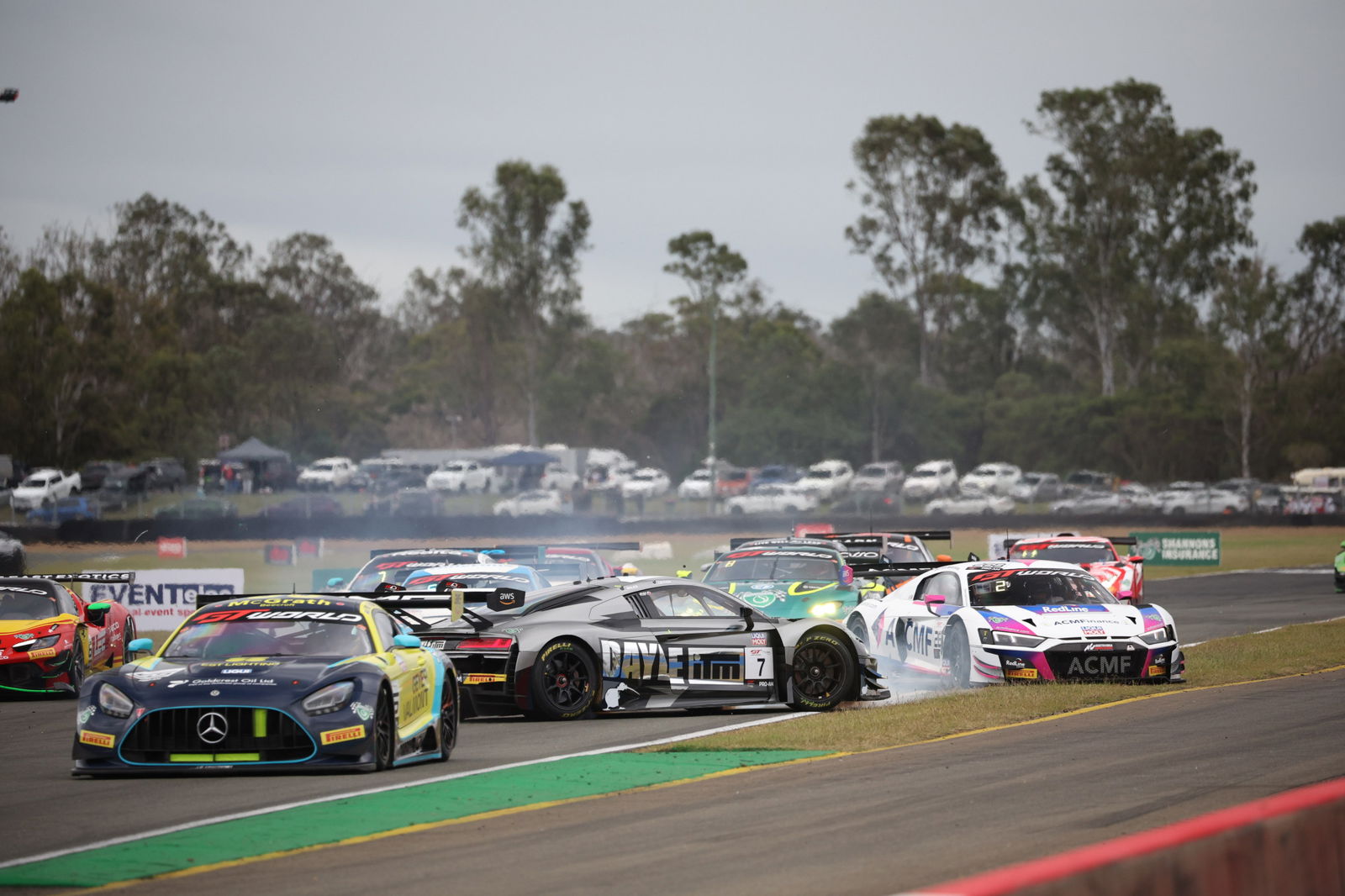 Feeney and Schumacher win amid GTWCA chaos
