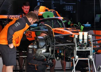 A university thesis may have uncovered the secret McLaren is using to gain a performance advantage on the field. Image: XPB Images.