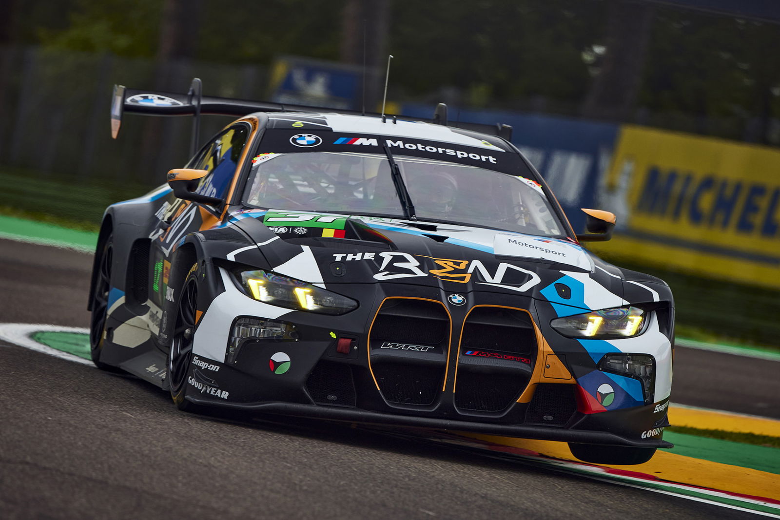 The Bend features prominently on the Yasser Shahin BMW M4 GT3 in the FIA World Endurance Championship.