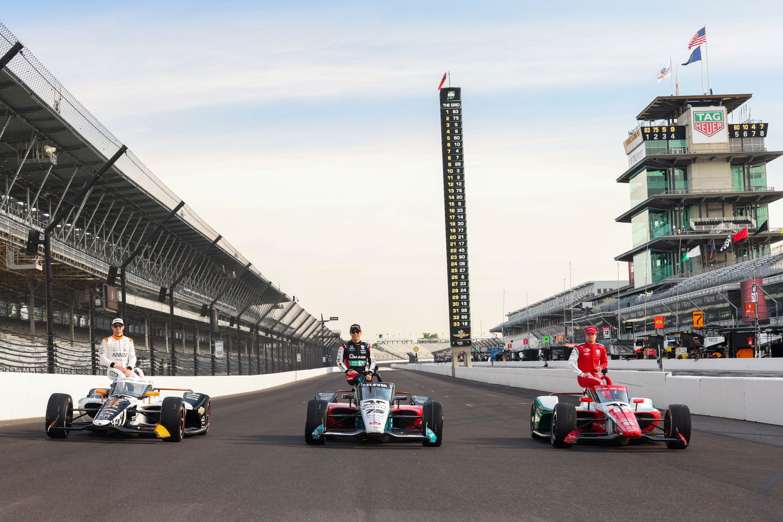 109th Running of the Indianapolis 500 starting grid