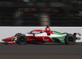 Robert Shwartzman during qualifying for the 109th Indianapolis 500.