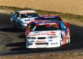 Leading the DJR and HRT heavyweights at Lakeside in 1997