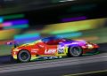 Tyre strategy under lights at Sydney Motorsport Park gave Arise Racing a dominant victory. Image: SRO / Jack Martin