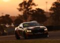 In Dean Campbell's Ford Mustang, Cameron Crick plucked out a quick time in an interrupted pre-qualifier. Image: SRO / Jack Martin