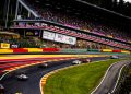 A general view of Eau Rouge and Radillon at Circuit de Spa-Francorchamps.