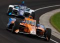 Scott Dixon during practice for the 2025 Indianapolis 500.