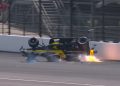 Colton Herta crashed during qualifying for the 109th Indianapolis 500.