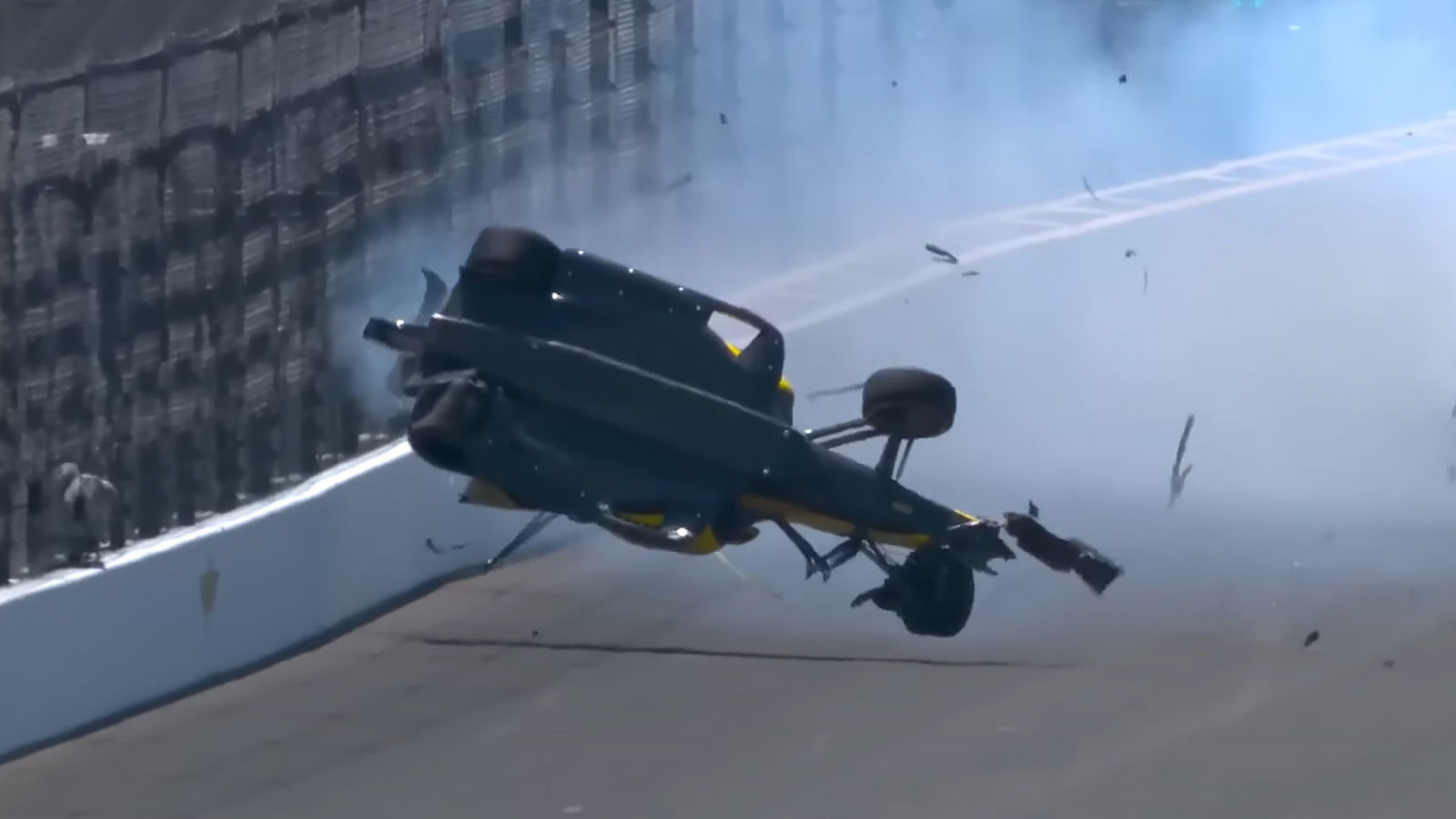 Scott McLaughlin survives massive Indy 500 crash