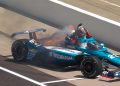 Ryan Hunter-Reay's car burst into flames during the final practice for the 109th Indianapolis 500.