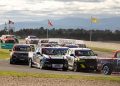 SuperUtes action at Symmons Plains. Image: InSyde Media