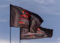 Supercars flags fly at Symmons Plains. Image: InSyde Media