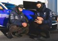 Lochie Dalton, left, and Rylan Gray at Winton. Image: Tickford Racing