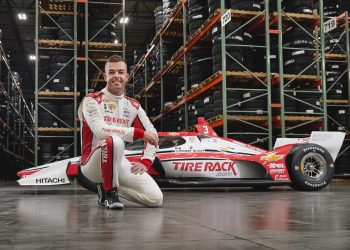 Scott McLaughlin with his Tire Rack-backed #3 Team Penske entry.