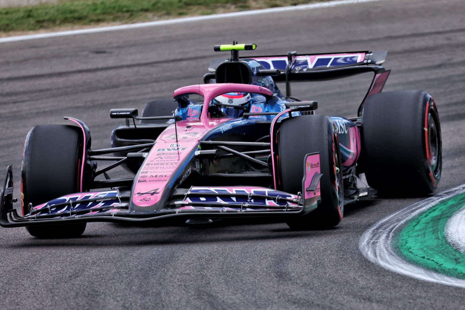 Franco Colapinto during Free Practice 3 at the Imola GP.