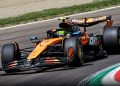 Lando Norris on track at Imola.