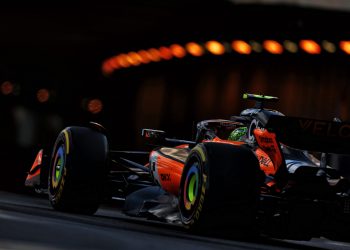 Lando Norris enters the tunnel at the Monaco Grand Prix. Image: Charniaux / XPB Images