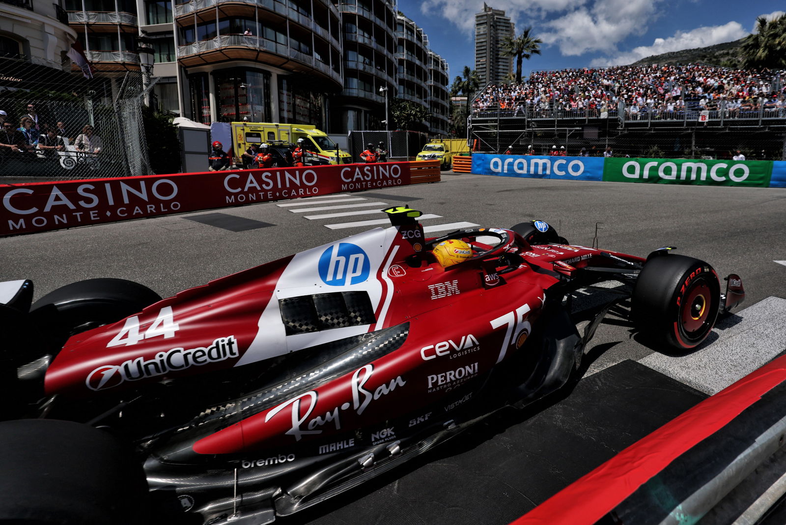 Leclerc fastest as Hamilton crashes out of Monaco FP3