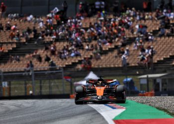 Papaya remained on top in FP2 in Spain. Image: XPB Images