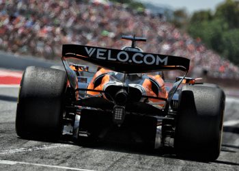 McLaren once again topped the timesheets in Spanish practice. Image: XPB Images