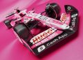 Racing Bulls has traded its popular all-white livery for a bright pink design. Image: Supplied.