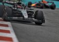 Red Bull has lodged a protest against George Russell, who finished third in the Miami Grand Prix. Image: XPB Images.