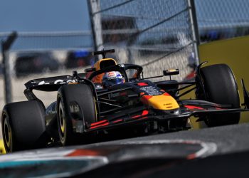 An incredible lap from Max Verstappen has delivered the Red Bull driver another surprise pole position. Image: XPB Images.